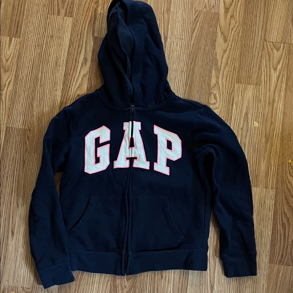 GAP Kids Navy Hoodie with Logo